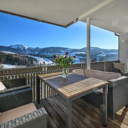 Haus "Bergblick" Ferienwohnung Hochgrat Oberstaufen Mit 2 Schlafzimmer ภายนอก รูปภาพ