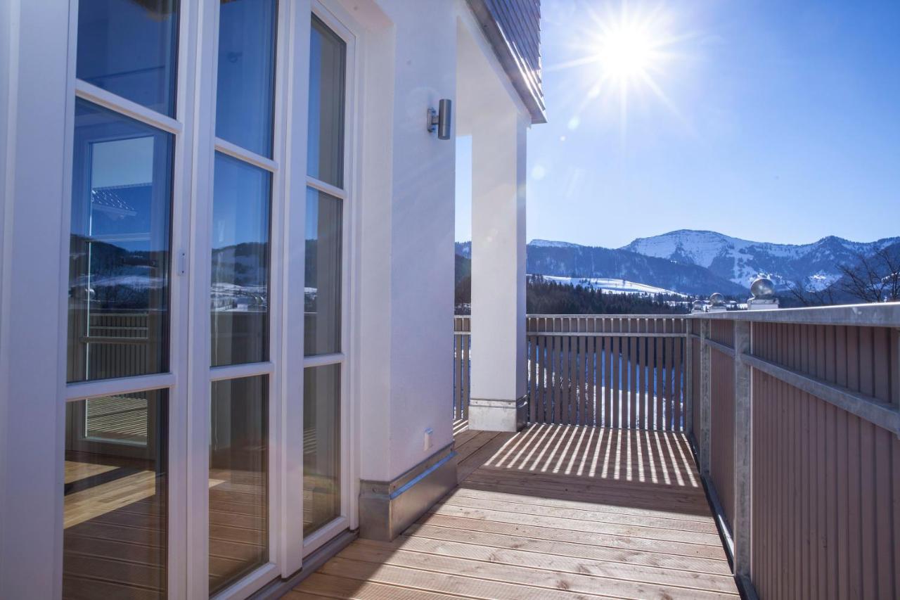 Haus "Bergblick" Ferienwohnung Hochgrat Oberstaufen Mit 2 Schlafzimmer ภายนอก รูปภาพ