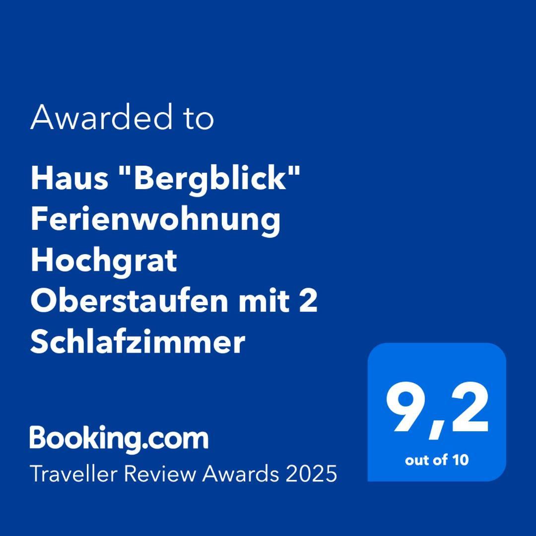 Haus "Bergblick" Ferienwohnung Hochgrat Oberstaufen Mit 2 Schlafzimmer ภายนอก รูปภาพ